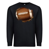 Black leopard american football patch Premium Sweatshirt - Jasminsmagicworld