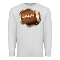 Dove Grey leopard american football patch Premium Sweatshirt - Jasminsmagicworld