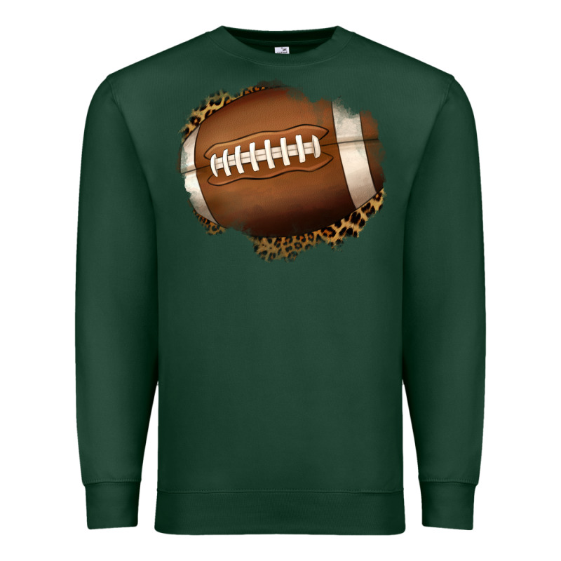 Leopard American Football Patch Premium Sweatshirt by Jasminsmagicworld | Teevron
