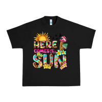 Black here comes the sun Urban Heavy Tee - texasbilliewilder