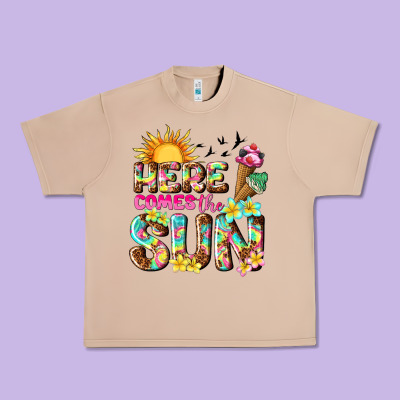 Here Comes The Sun Urban Heavy Tee Designed By Texasbilliewilder