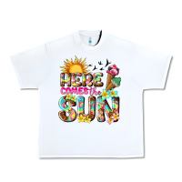 White here comes the sun Urban Heavy Tee - texasbilliewilder
