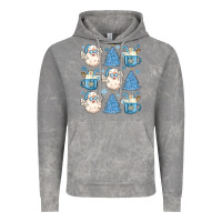 Cloud Rock santa claus doodles christmas Vintage Hoodie - MaliasSmallBusiness