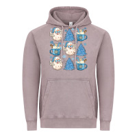 Vintage Zinc santa claus doodles christmas Vintage Hoodie - MaliasSmallBusiness