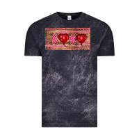 Cloud Black Valentine's Day Xoxo Vintage Tee - RanaPortraitStore