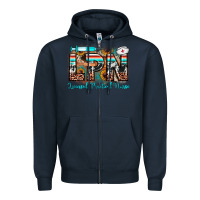 Navy lpn licensed practical nurse Zipper Hoodie - JahusDesignShop