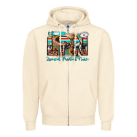 Sandshell lpn licensed practical nurse Zipper Hoodie - JahusDesignShop