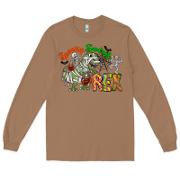 Toasted Coconut spooky sourus Long Sleeve Tee - CowhideDigitalArt