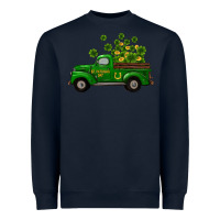 Navy st patricks truck shamrock horseshoe gold Heavyweight Sweatshirt - RanaPortraitStore