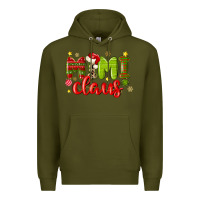Army Green mimi claus Premium Hoodie - MaliasSmallBusiness