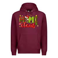 Burgundy mimi claus Premium Hoodie - MaliasSmallBusiness