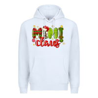 White mimi claus Premium Hoodie - MaliasSmallBusiness