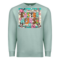 Seafoam Easter Day Nurse Premium Sweatshirt - NancyCooperArtShop