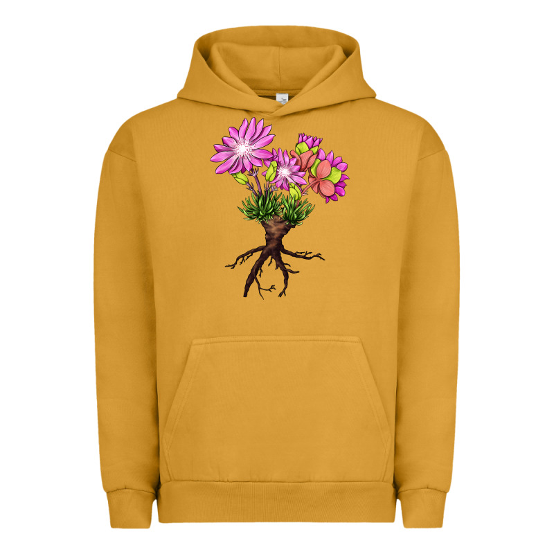 Bitterroot Flower Illustrations Urban Hoodie by LillyAllenDesigns | Teevron