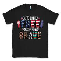 Black land of the beacause of the brave Classic Tee - CowhideDigitalArt