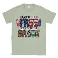 Matcha land of the beacause of the brave Classic Tee - CowhideDigitalArt