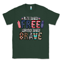 Sports Green land of the beacause of the brave Classic Tee - CowhideDigitalArt