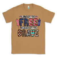 Toasted Coconut land of the beacause of the brave Classic Tee - CowhideDigitalArt