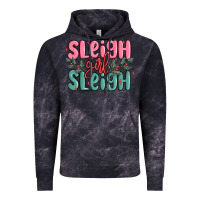 Cloud Black sleigh girl sleigh christmas Vintage Hoodie - MaliasSmallBusiness