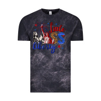 Cloud Black little miss liberty billie wilder Vintage Tee - texasbilliewilder