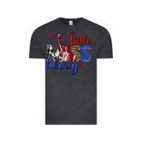 Vintage Black little miss liberty billie wilder Vintage Tee - texasbilliewilder