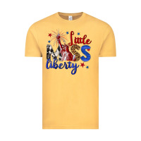 Vintage Mustard little miss liberty billie wilder Vintage Tee - texasbilliewilder