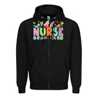 Black easter nurse Zipper Hoodie - Artiststas