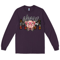 Plum show mom Long Sleeve Tee - SublimationCraftShop
