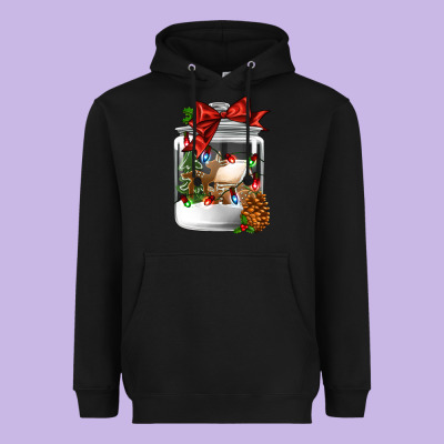 Christmas Cookie Jar Heavyweight Hoodie Designed By Jasminsmagicworld