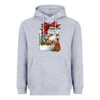 Heather Grey Christmas cookie jar Heavyweight Hoodie - Jasminsmagicworld