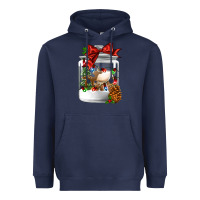 Navy Christmas cookie jar Heavyweight Hoodie - Jasminsmagicworld