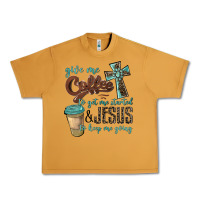 Peanut Butter give me coffee to get me started & jesus to keep me going Urban Heavy Tee - BarkalooDesign