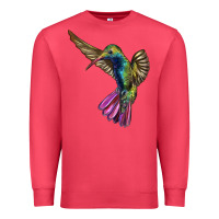 Cardinal Flying Ruby Throated Hummingbird Premium Sweatshirt - LillyAllenDesigns