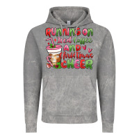 Cloud Rock running on iced coffee and christmas cheer Vintage Hoodie - MaliasSmallBusiness