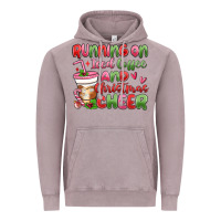 Vintage Zinc running on iced coffee and christmas cheer Vintage Hoodie - MaliasSmallBusiness