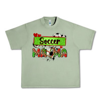 Oil Green soccer mama with leopard Urban Heavy Tee - Zillion Design Studio