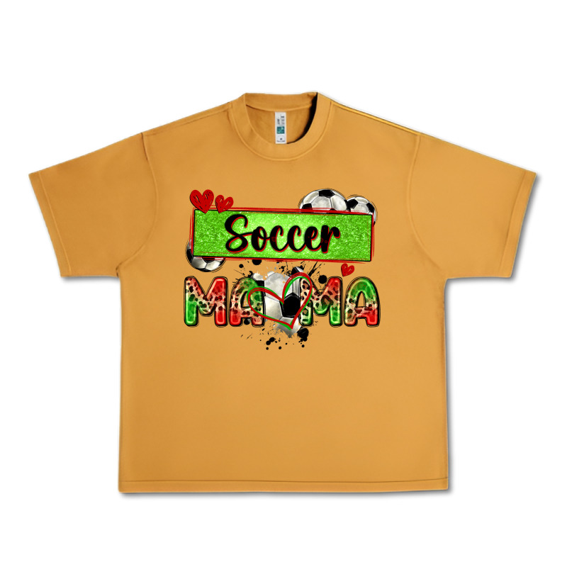 Soccer Mama With Leopard Urban Heavy Tee by Zillion Design Studio | Teevron
