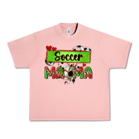 Salmon soccer mama with leopard Urban Heavy Tee - Zillion Design Studio