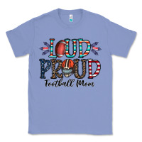 Colony Blue loud proud football mom Classic Tee - CowhideDigitalArt