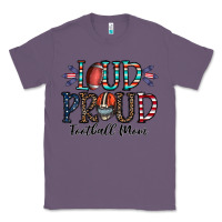 Lavender loud proud football mom Classic Tee - CowhideDigitalArt