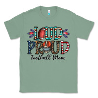 Sage loud proud football mom Classic Tee - CowhideDigitalArt