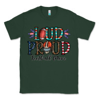 Sports Green loud proud football mom Classic Tee - CowhideDigitalArt