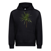 Black Dracaena Marginata Urban Hoodie - LillyAllenDesigns