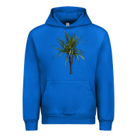 Cobalt Dracaena Marginata Urban Hoodie - LillyAllenDesigns