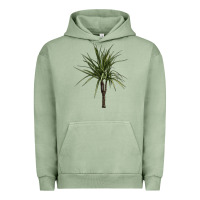 Pigment Oil Green Dracaena Marginata Urban Hoodie - LillyAllenDesigns