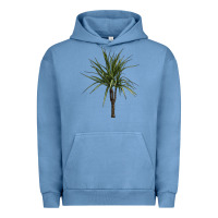 Pigment Pebble Blue Dracaena Marginata Urban Hoodie - LillyAllenDesigns