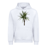 White Dracaena Marginata Urban Hoodie - LillyAllenDesigns