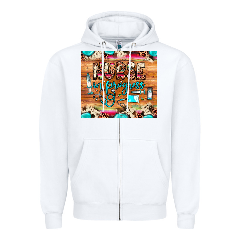 Nurse In Progress Zipper Hoodie by JahusDesignShop | Teevron