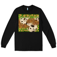 Black St. Patrick's Day shamrock tumbler Long Sleeve Tee - Neo Western