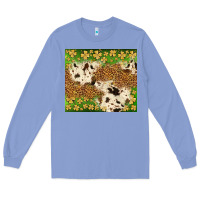 Colony Blue St. Patrick's Day shamrock tumbler Long Sleeve Tee - Neo Western